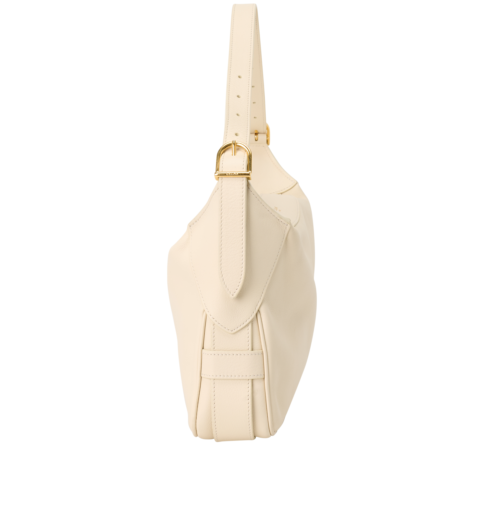 Medium Romy, &pound;750, Handbags, Cream, Leather, Side view